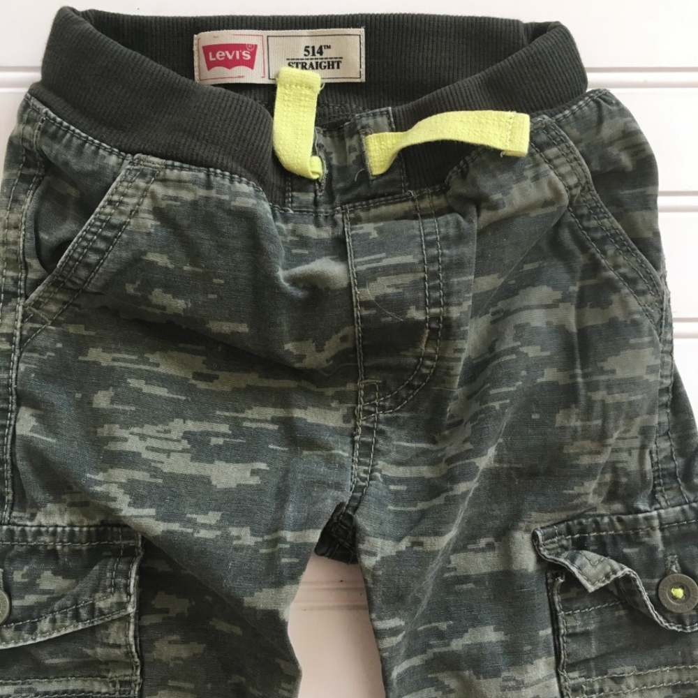 Levi's Camouflage 514 Straight Pants 18 Months
